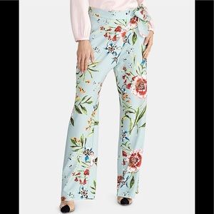 Rachel Roy Sami Floral-Print Tie Pants